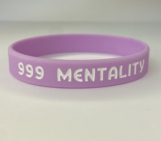 Lavender 999 Mentality Wristband